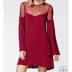 Kendall and Kylie long sleeve boho dress